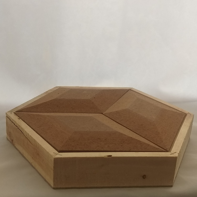 اردوخوری ۳ درب چوبی خام؛ بیس خام ایدهآل برای صنایع دستی